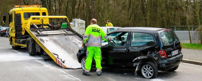 Enlèvement d'un véhicule épave